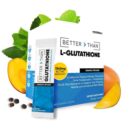 Noobru™ - Better Than - Glutathione - Advanced Antioxidant Supplement for Cellular Detox, Immune Support, and Energy – Fast-Acting Glutathione Support
