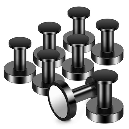 E BAVITE Magnetic Hooks 8 PCS 150lb Magnet Hook Cruise Cabins (Black)