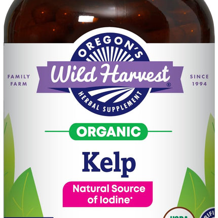 Oregon's Wild Harvest Organic Kelp, 180 Organic Vegan Capsules