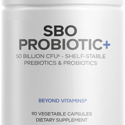 Codeage SBO Probiotics, 50 Billion CFUs Per Serving, Multi Strain Soil Based Organisms Blend and Organic Fermented Botanical Blend, Shelf-Stable, 90 Capsules