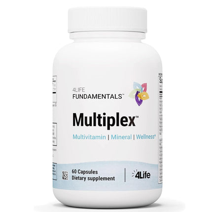 4Life Fundamentals - Multiplex - Multivitamin Mineral Supplement with B Vitamins Vitamin C E Magnesium Selenium Supports Wellness Energy - 60 Veggie Capsules