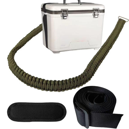 Ajqxh Paracord Cooler Strap for Engel-13qt and 19qt, Adjustable Cooler Accessories with Shoulder Pad and Buckles