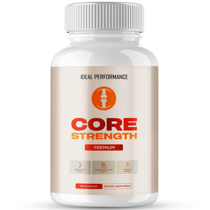 Core Strength Supplement Pills, Core Strength Capsules - All Natural Formula to Fortify Bones, Movement & Bolster Flexibility, CoreStrength Premium Health & Wellness Support Reviews (60 Capsules)
