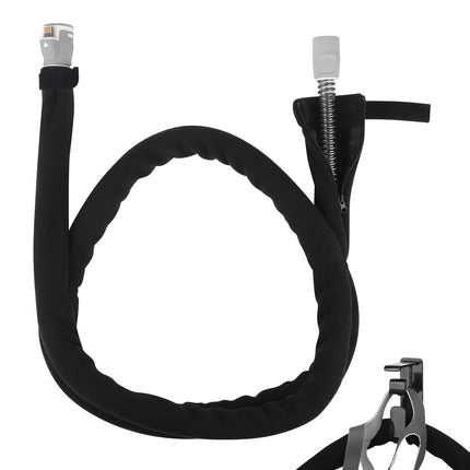 6.4ft CPAP Hose Cover Compatible with ResMed AirSense 10 & 11 - Prevent Pet Scratches & Reduce Condensate Water, Include CPAP Hose Holder - Avoid Hose Tangles & Keep the Hose Off the Floor and Table