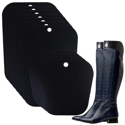 Ruisita 10 Pieces (5 Pairs) Boot Shaper Form Inserts Boots Tall Support for Women and Men (10, 16 inches, Black)