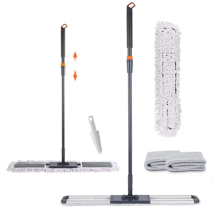 Large Dust Mop Wet Mop with 36 inch Mop Cloth for Commercial Industrial Use