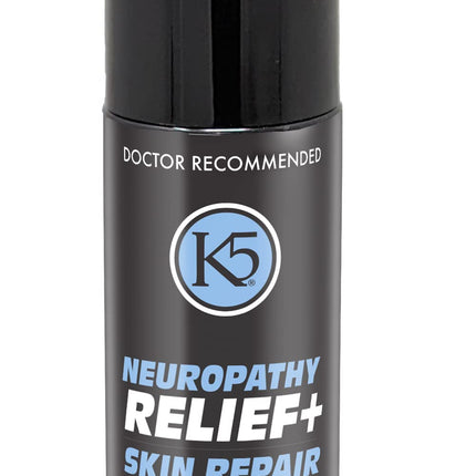 K5 Neuropathy Relief & Skin Healing Cream – Doctor Recommended for Feet, Legs and Toes – Over 20 Vitamins & Minerals – Reduce Neuropathy Symptoms & Repair Damaged Skin (3 Fl Oz)