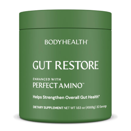 BodyHealth Gut Restore with PerfectAmino, ImmunoLin, and Humic Acid - Gut Health Supplement for Digestive and Immune Support - Unflavored - 30 Servings