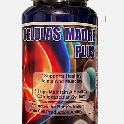 Madre Cell Plus para aliviar Los Dolores articulares 60 capsulas para 1 mes de tratamiento con Alga AFA TodoNatural Celulas Madre Stem Cells