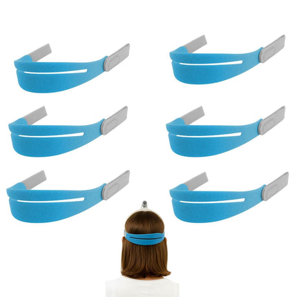 6-Pack Replacement Headgear Strap Compatible with ResMed AirFit N30i & P30i Nasal Pillow Mask – Adjustable CPAP Headgear Strap for Secure & Comfortable Fit