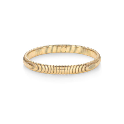 PAVOI Chunky Bangle Bracelet, 14K Gold Plated, Yellow Gold
