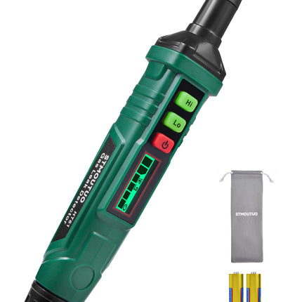 STMOUTUO Gas Leak Detector for RV & Home - Detects Propane, Methane & Combustible Gases, 2 Batteries Included (Green)