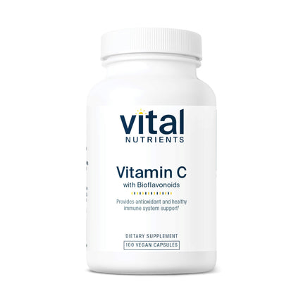 Vital Nutrients Vitamin C with Bioflavonoids - Vegan Supplement for Immune Support* - 1000mg Vitamin C and 500mg Citrus Bioflavonoid - Gluten, Dairy and Soy Free - Non-GMO - 100 Capsules