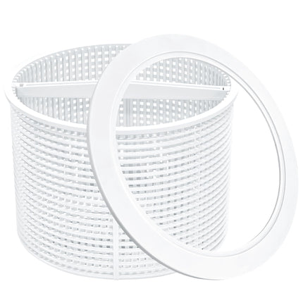 SPX1082CA Pool Skimmer Basket & SPX1082D Basket Support Ring Replacement for Hayward Swimming Pool Skimmer & Aladdin B-152 Skimmer SP1082 SP1083 SP1084 1085 1086 SP1075 1075T 1076 1077 Skimmers Basket