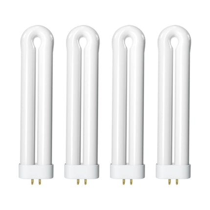 Shootingstar Bug Zapper Replacement Light Bulb for 15W Insect Attracting Lamp with 4-Pin Base, Ful 15W-BL U Shaped Twin Tube Bulb for Outdoor Mosquito Zapper, 4 Pack