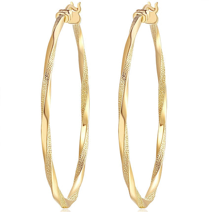 Verniflloga 14K Gold Hoop Earring for Women Gold Earrings Hoops 45.1MM