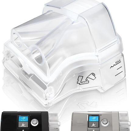 Replacement Water Chamber for ResMed AirSense 10, 380ml Cleanable Humidifier Water Tank, Reliable Seal & Easy Install CPAP Supplies