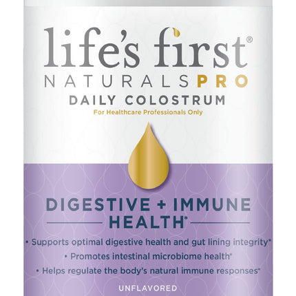 Life's First Naturals Pro Extra Strength Digestive + Immune Colostrum Powder for Adults