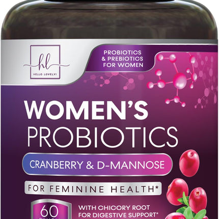 Probiotics for Women - Prebiotic and Probiotic Blend 60 Billion CFU Per Serving - 16 Strain Women's Probiotic for pH Balance & Vaginal Support - Digestive & Immune Support, Bottled USA - 120 Capsules