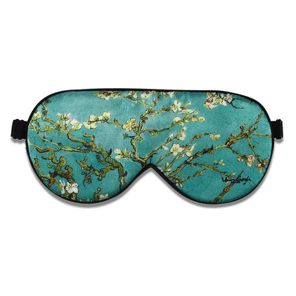 Alaska Bear Natural Silk Sleep Mask, Blindfold, Super Smooth Eye Mask (Blossom Almond)