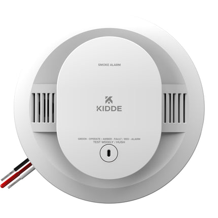 Kidde Smoke Detector, Hardwired with AA Battery Backup, Interconnectable, LED Warning Lights, 85 dB Alarm, 5-inches, 20SAR, 1 Pack