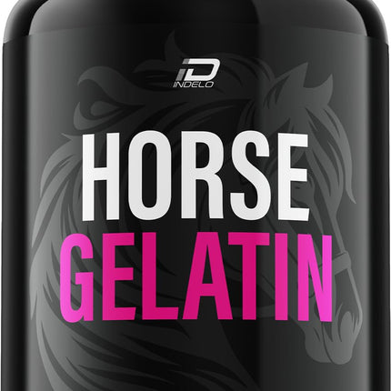 Horse Gelatin Capsules – HorseGelatin Advanced Formula Pills Natural Ingredients Dietary Supplement - 60 Capsules
