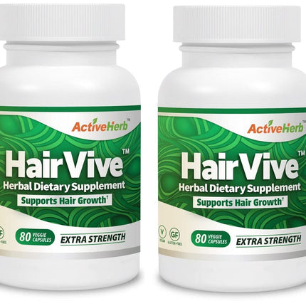 HairVive Capsules 80 Veggie Capsules - Pack of 2