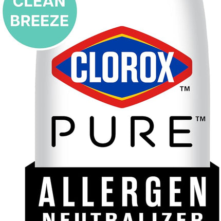 Clorox PURE Allergen Neutralizer Daily Air Spray, Clean Breeze, 8 Ounces