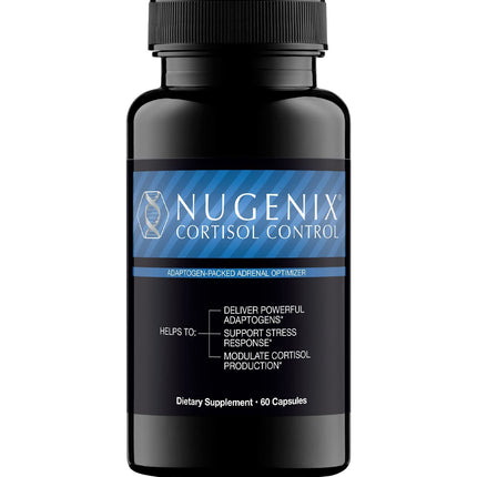 Nugenix Cortisol Control - Cortisol Reducer and Adrenal Support Manager Supplement for Men, 60 Capsules