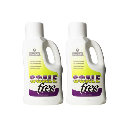 Natural Chemistry Scale Free, 2 Liter, Pack of 2, Phosphate Free Stain and Scale Prevention, Ideal for New Plaster Pools and Start-Ups