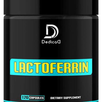 DEDICAD 500Mg Lactoferrin Supplement - 120 Capsules for 2-Month Supply