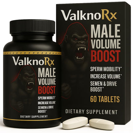 VALKNORX Male Enhancing Supplement, Designed to be Fast Acting for Blood Flow to Gain Length & Girth + Stamina, Maca, Epimedium, and Other Natural Ingredients, 3rd Party Tested Supplement 60 Tablets