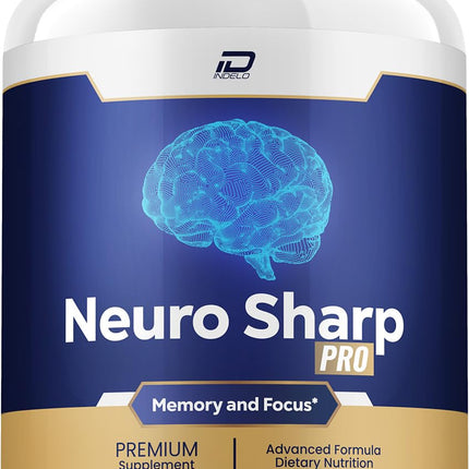Neuro Sharp Supplement Capsules – Neuro Sharp Natural Blend Formula Focus Memory Support and Reviews (1 Pack – 60 Capsules)