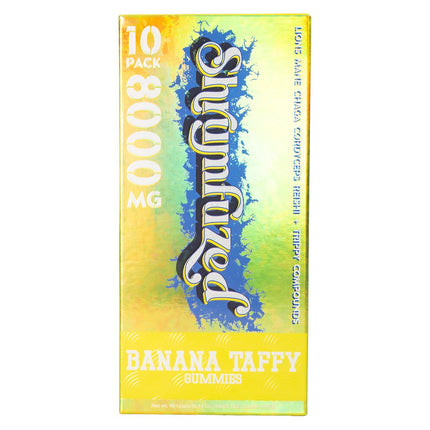 Shrumfuzed Proprietary Nootropic Gummy | Lion's Mane, Reishi, Chaga, and Cordycep Nootropic Mushroom Blend (10, Banana Taffy)