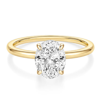 EAMTI Travel Engagement Rings for Women Oval Cut Wedding Bands Size 7