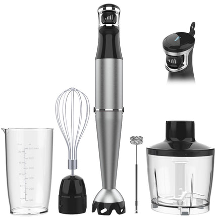 Turelar Immersion Blender Handheld Corded, 1100W 5 in 1 Hand Blender Set