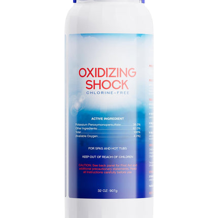 POOLHOUR 32 Oz Chlorine-Free Oxidizing Shock for Hot Tub, Oxidizer for Spas and Swimming Pools, Hot Tub Shock, 1 Pack