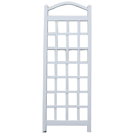 Dura-Trel Cambridge Wall Mounted Garden Vinyl Trellis, 28" x 75", White