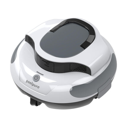 POOLPURE AquaGuard SE II Cordless Pool Vacuum, Dual Motor, 5000mAh Battery, 120 Minutes Runtime, Blue, 1000 Sq Ft Coverage, Automatic