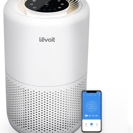 Levoit Air Purifier for Home Pets Bedroom Dorm Room, Smart & Voice Control