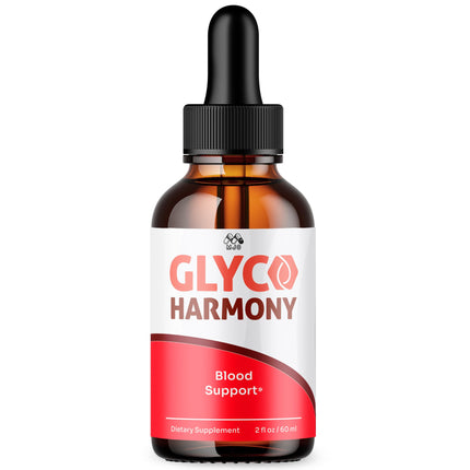 Glyco Harmony Drops, Official Glyco Harmony Liquid Supplement with All Natural Ingredients, GlycoHarmony Blood Support Maximum Strength Health and Wellness Vitamin Supplement (1 Bottle, 30 Servings)