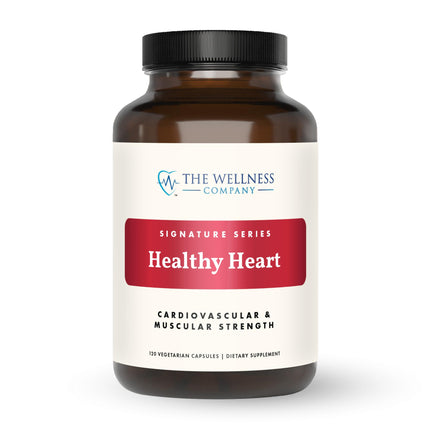 The Wellness Company Healthy Heart - Cardiovascular Strength, Blood Flow, Nitric Oxide Production & Healthy Cholesterol Levels | 120ct (2 Month Supply)