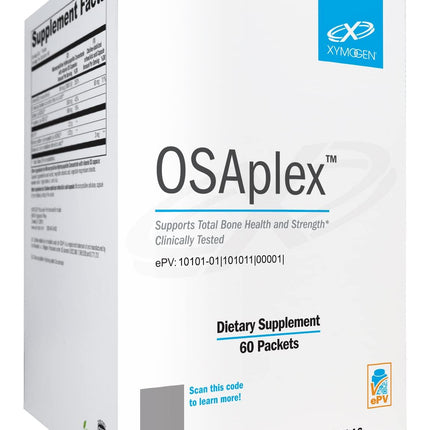 XYMOGEN OSAplex - Bone Health & Bone Strength Support * - Microcrystalline Hydroxyapatite with Calcium & Vitamin D3 - Non-GMO & Gluten-Free - 60 Packets