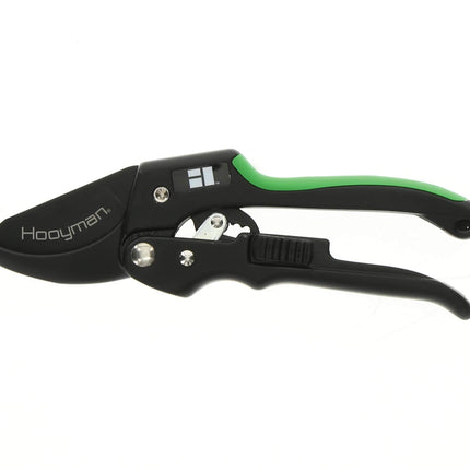 Hooyman Ratchet Pruner with Lightweight, No-Slip, Ergonomic Design, Heavy-Duty SK5 High Carbon Blade and Blade Lock for Hunting, Trimming and Outdoor Use