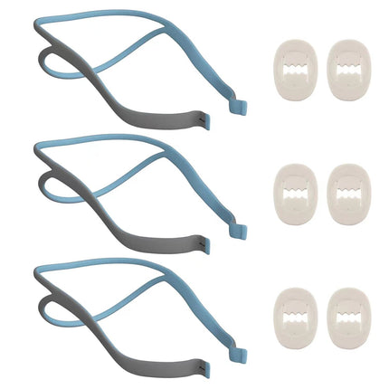 Resmed Airfit P10 Headgear Strap, Replacement CPAP Headgear Compatible with Resmed Airfit P10, 3-Pack (Without Mask)