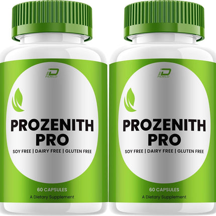 Prozenith Pro Capsules – ProzenithPro All Natural Advanced Formula 800MG Dietary Supplement Maximum Strength (2 Pack - 120 Capsules)