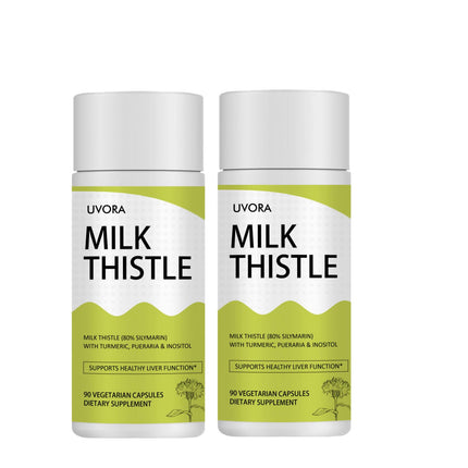 gmpdose GETUVORA Milk Thistle Extract 300 mg,Uvora - Milk Thistle Detox. Liver Health Support, 90 Capsules