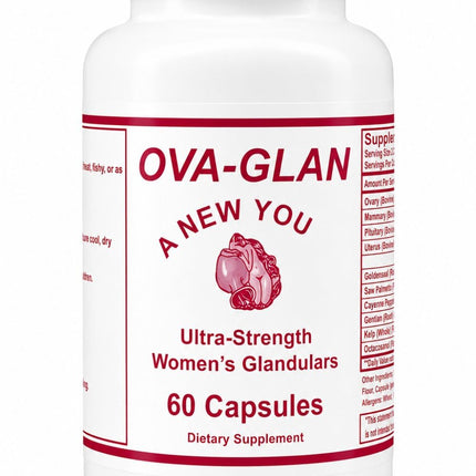 SOR, Inc. OVA-Glan Feminization Support Capsules for Crossdressers & Trans Women – Mammary, Ovary & Botanical Blend – 60 Capsules – Made in USA