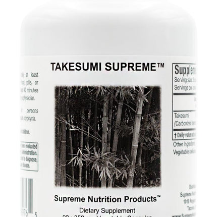 Supreme Nutrition Takesumi Supreme, 90 Pure Activated Bamboo Charcoal Vegetarian Capsules