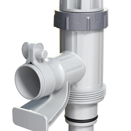 MASCARRY 【Patented】 Plunger Valve for Above Ground Swimming Pool, Pool Replacement Parts with On-Off Valve, Pool Hose Adapter and Pool Pipe Holder, Pool Pump Parts, Above Ground Pool Accessories